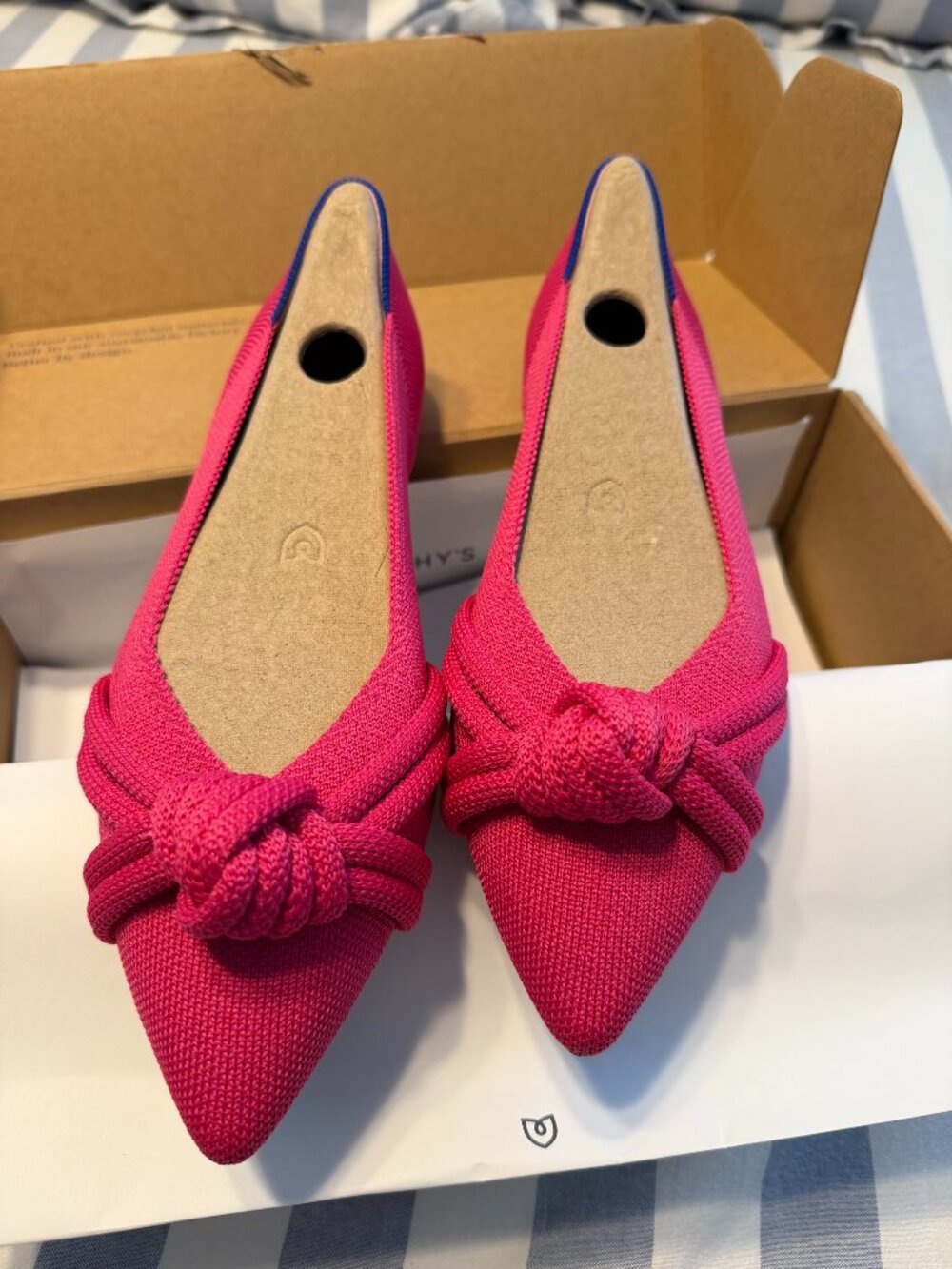 Rothy’s The Knot Point II Flats – Starfish Pink | Size 7.5 | NIB